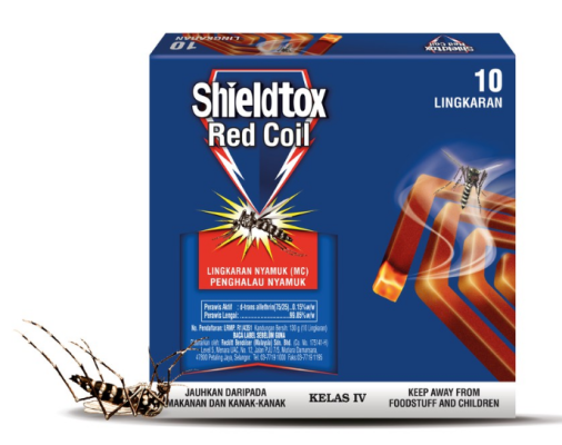 Shieldtox Mosquito Red Coil 10pcs