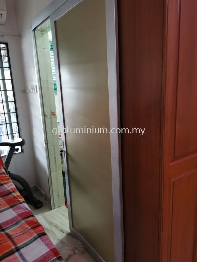 One panel hanging sliding doors @jalan tkc 2/1, Taman Kota Cheras, Cheras 