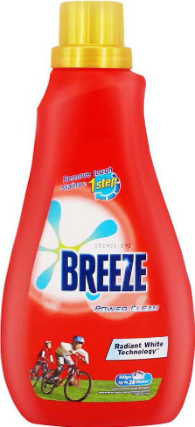 Breeze Detergent Liquid Power Clean 900g