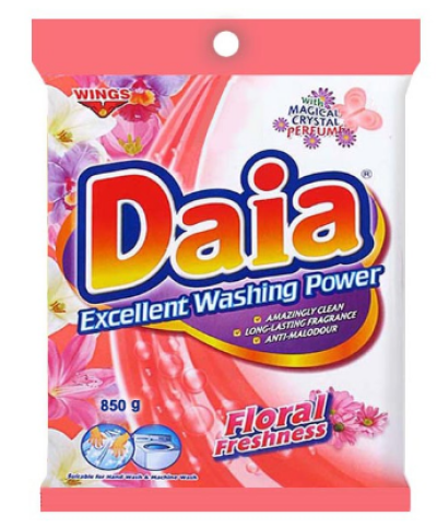 Daia Detergent Powder 850g Floral Freshness