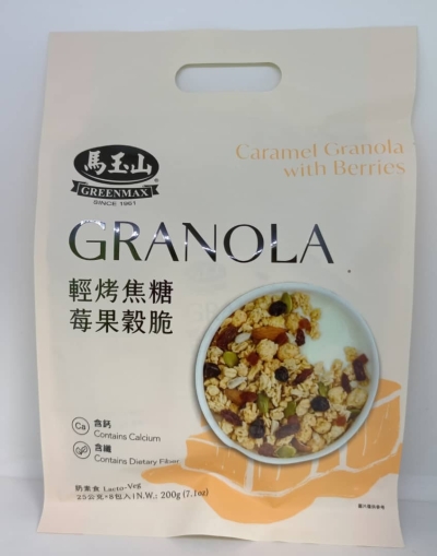 GRANOLA-CARAMEL WITH BERRIES-25G*8'P