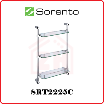 SORENTO S/Steel 304 3 Layer Glass Shelf SRT2225C