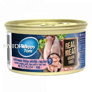 SNAPPY TOM CHICKEN, WHITEFISH & TUNA LIVER 85G