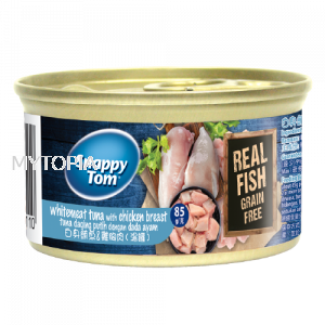SNAPPY TOM WHITEMEAT TUNA WITH CHICKEN BREAST 85G