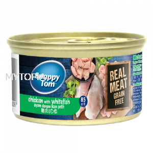 SNAPPY TOM CHICKEN WITH WHITEFISH 85G