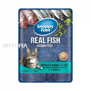 SNAPPY TOM POUCH PILCHARD & SNAPPER IN JELLY 85G