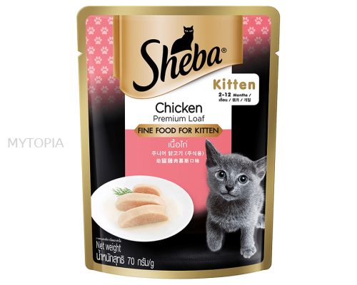 SHEBA POUCH KITTEN CHICKEN 70G