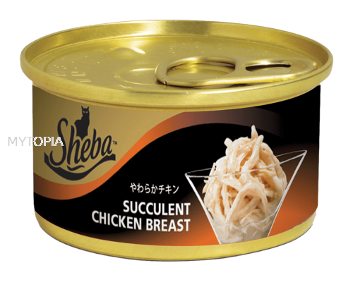 SHEBA SUCCULENT CHICKEN BREAST 85G