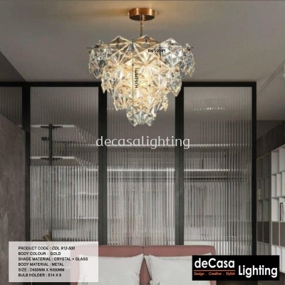 Crystal Ceiling Pendant Light CDL 912-500