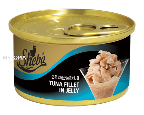 SHEBA TUNA FILLET IN JELLY 85G