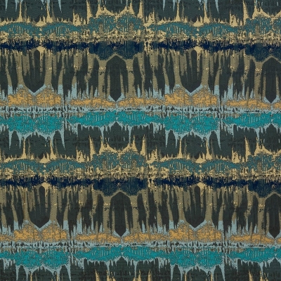 Kain Langsir Damask : Inca Teal