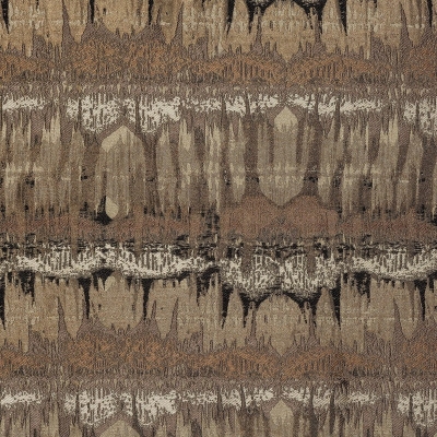 Fabric Curtain Damask : Inca Bronze