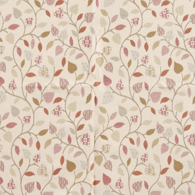 Fabric Curtain Damask : Tapestry Teaberry