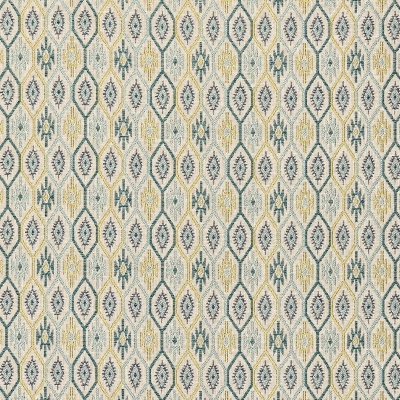 Kain Langsir Damask : Santamaria Curtain Fabric Seafoam