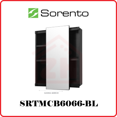 SORENTO Mirror Cabinet SRTMCB6066-BL