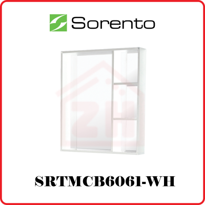 SORENTO Mirror Cabinet SRTMCB6061-WH