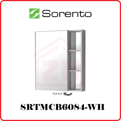 SORENTO Mirror Cabinet SRTMCB6084-WH