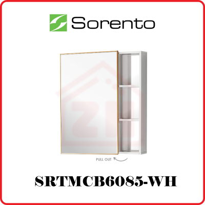 SORENTO Mirror Cabinet SRTMCB6085-WH