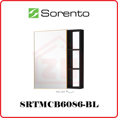 SORENTO Mirror Cabinet SRTMCB6086-BL