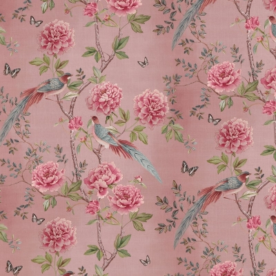 Floral Curtain Fabric : Vintagechinoiserie Blossom