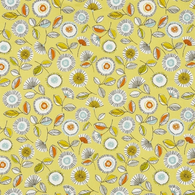 Floral Curtain Fabric : Sundance Margarita