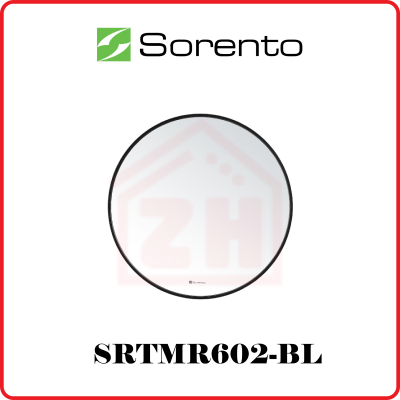 SORENTO Stainless Steel 304 Black Finish Mirror SRTMR602-BL