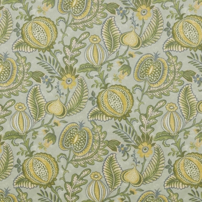  : Winter Fruits Curtain Fabric Sage