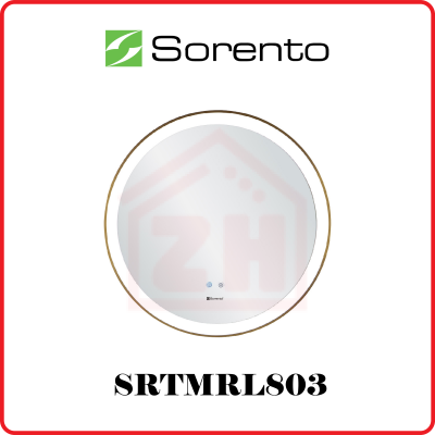 SORENTO Gold Aluminium Frame LED Mirror SRTMRL803