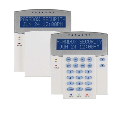 K32LCD+.PARADOX 32-Character Hardwired LCD Keypad Module