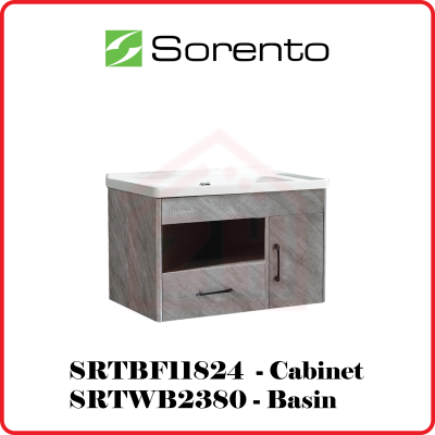 SORENTO S/S Basin Cabinet SRTBF11824