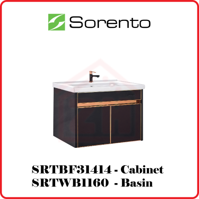 SORENTO S/S Basin Cabinet SRTBF31414