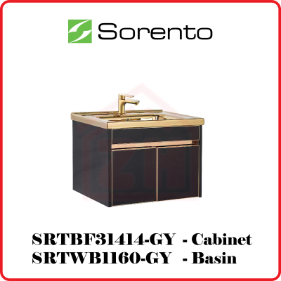 SORENTO S/S Basin Cabinet SRTBF31414-GY