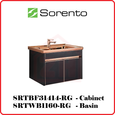 SORENTO S/S Basin Cabinet SRTBF31414-RG