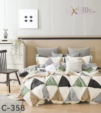 Queen 5in1 Bedsheets : C-358