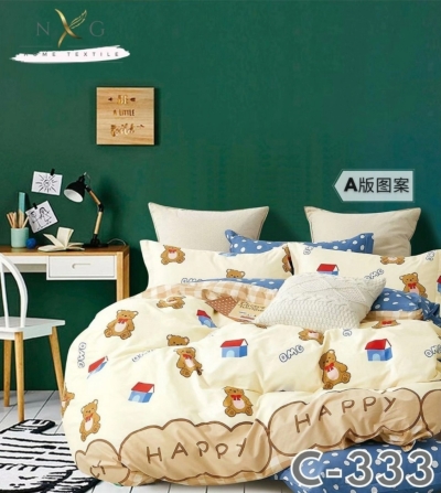 Queen 5in1 Bedsheets : C-333