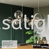 Modern Designer 7 Bubble Pendant Light with LED Ring Long Shape Pendant Light PENDANT LIGHT