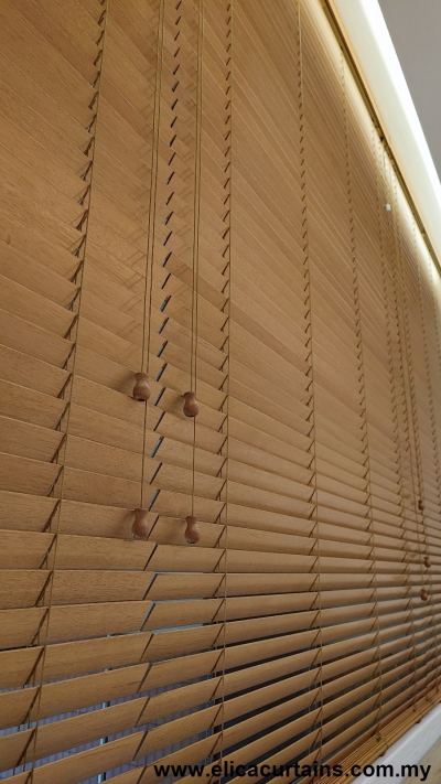 Nature Color Wooden Timber Blinds - Muar