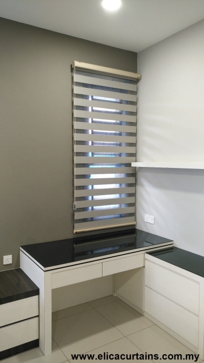 Korea Sunblock Blackout Material Zebra Blinds 