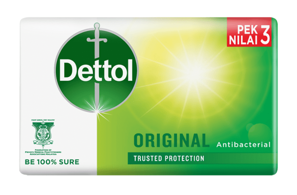 Dettol Bar Soap Original 65g 3s