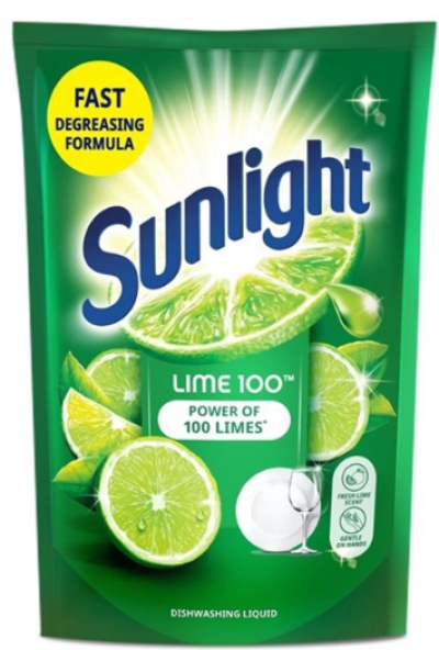 Sunlight Dishwash Liquid Refil (700ml) Lime