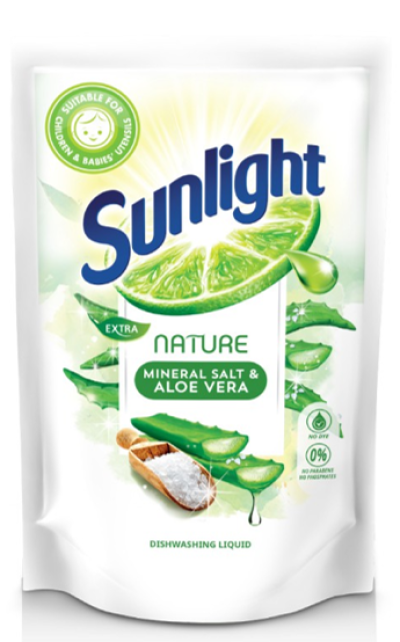 Sunlight Dishwash Liquid Refil (700ml) Extra Nature 