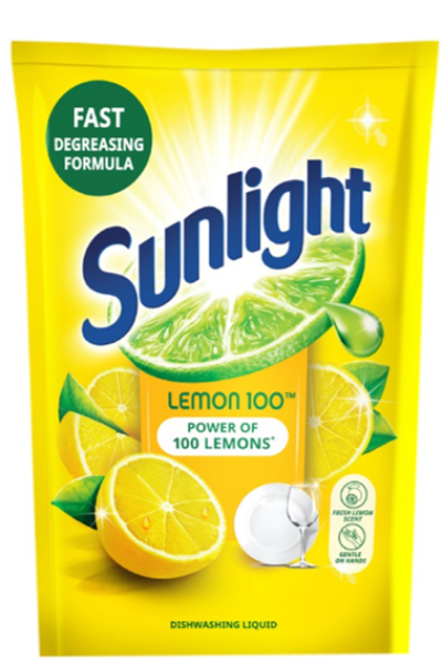 Sunlight Dishwash Liquid Refil (700ml) Lemon