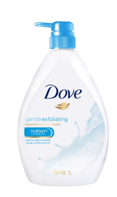 Dove Body Wash 1Litre Gentle Exfoliating 