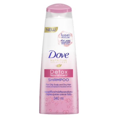 Dove Shampoo 340ml Detox Nourishment