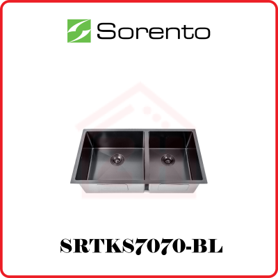 SORENTO Sink Double Bowl SRTKS7070-BL