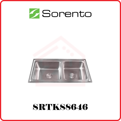 SORENTO Sink Double Bowl SRTKS8646