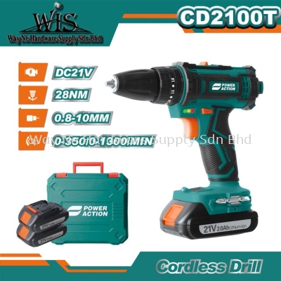 Power Action Cordless Drill CD2100T