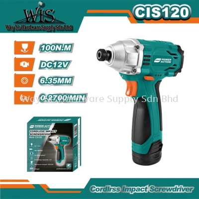 Power Action Cordless Screwdriver CIS120