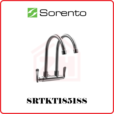 SORENTO Wall Mounted Kitchen Tap SRTKT1851SS