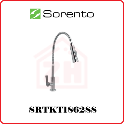 SORENTO Pillar Mounted Flexible Kitchen Tap SRTKT1862SS